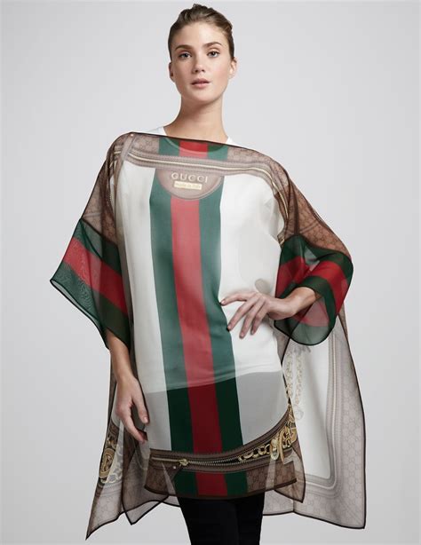 gucci poncho women|how to wear gucci shawl.